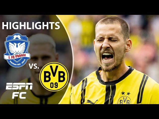  COMPLETE DOMINATION  FC Phonix Lubeck vs. Borussia Dortmund | German Cup Highlights | ESPN FC