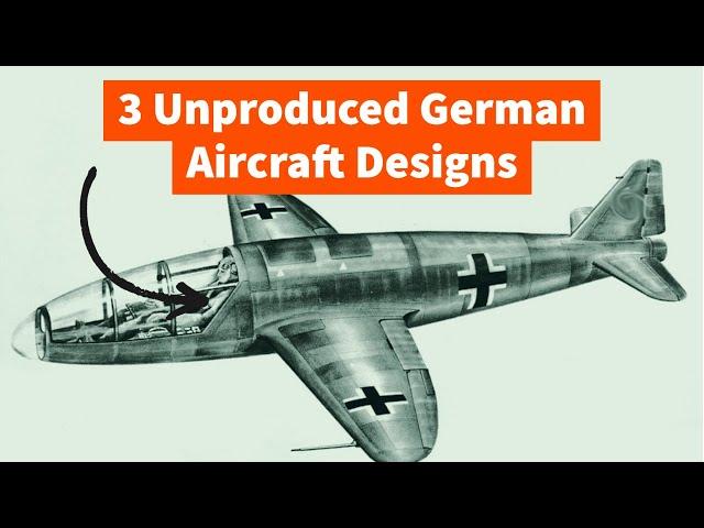 Messerschmitt Bf 109Z Zwilling / Messerschmitt Bf 109TL / Heinkel He 176 - Unproduced German Designs