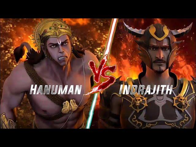 Who is strongest  | रामायण कथा - हनुमान जी को बंदी बनाया इंद्रजीत ने | Meghnath vs Hanuman 