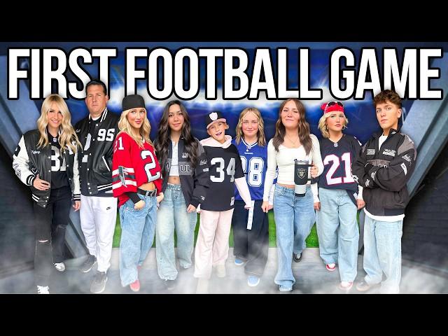 OUR FiRST NFL FOOTBALL GAME with our 8 KiDS!  