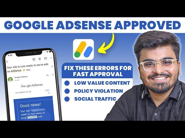 Google AdSense Approval Checklist In 2024  | Fix Adsense Low Value Content Error | Policy Violation