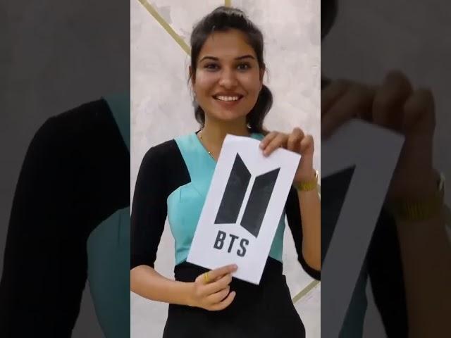 BTS  X ARTIST SHIKHA SHARMA #shorts  #TRICKYVIDEO