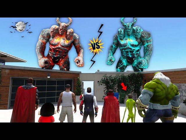 FRANKLIN BECOME A ICE TITAN in GTA 5 Tamilil #boomeruncleplays