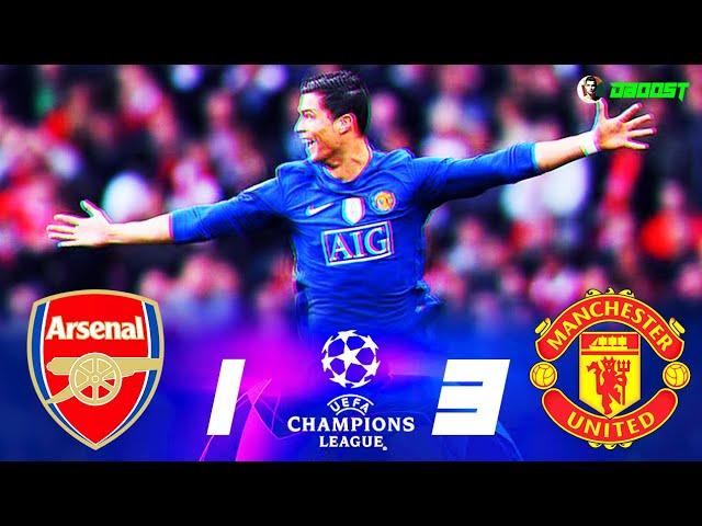 Arsenal 1-3 Manchester United - "Too Far For Ronaldo To Think About It" - 2008/2009 - [EC] - FHD