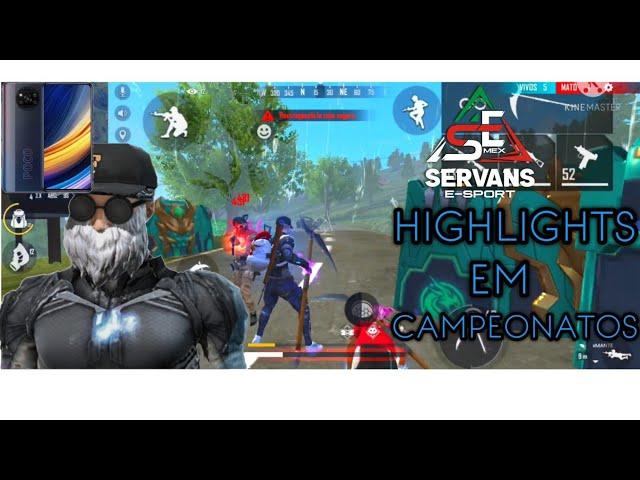  HIGHLIGHTS EM CAMPEONATOS  POCO X3 PRO// FREE FIRE  4K60FPS 