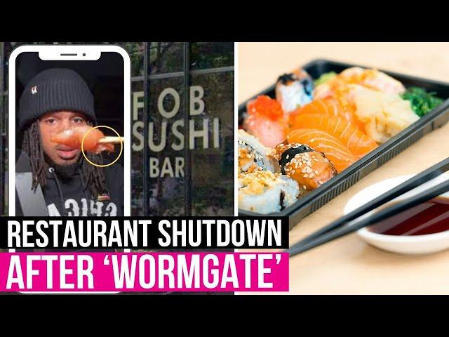 Sushi Shop DESTROYED After TikTok Claims of WORMS in Food | Keith Lee & Hospitalized Patron Speaks