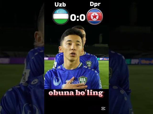 Uzbekistan vs DPR Korea Uae20 #like #subscribe #CZ7edit