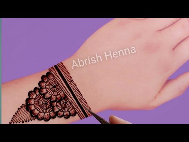 Simple Full Hand Mehndi Design New 2023 | Latest Bridal Henna Design | Back hand Mehndi Design