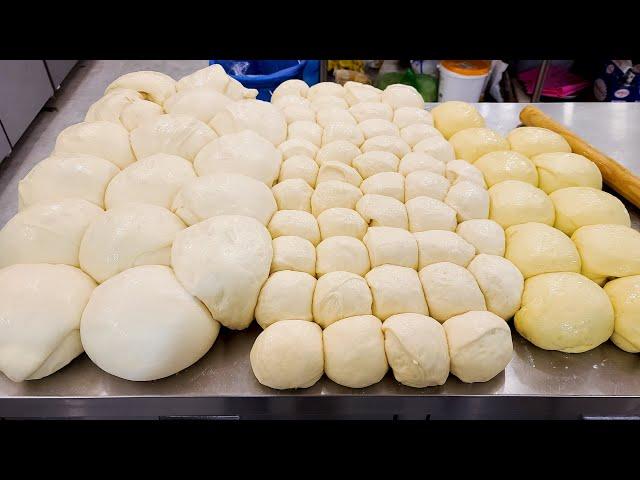 Amazing Giant bread, Egg Toast, Pizza Bread, Cheese Bomb Bread, Milk Bread, Korean street food