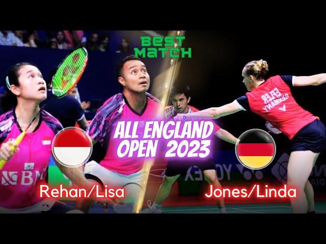 Rehan Naufal Kusharjanto/Lisa Ayu Kusumawati vs Jones Jansen/Linda Efler | All England Open 2023