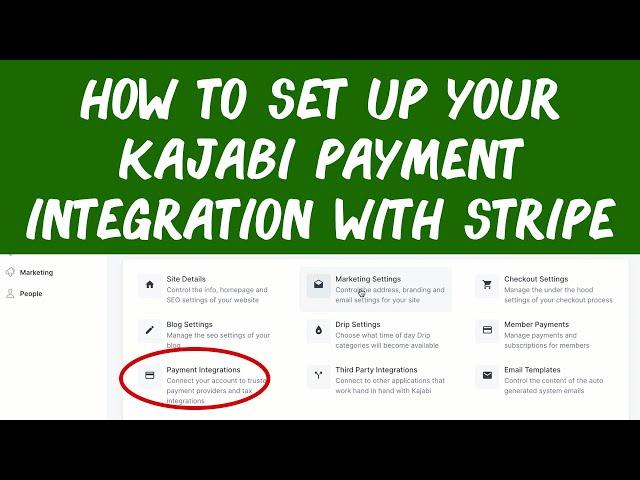 How To Set Up Your Kajabi Payment Integration with Stripe (Travel Lifestyle Course)