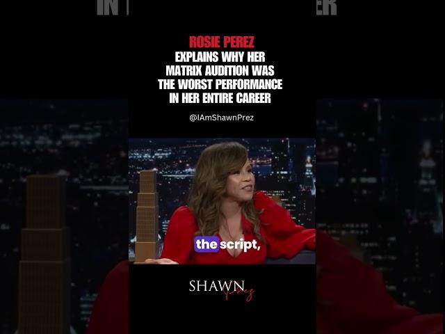 Rosie Perez Describes Her Disastrous Audition For The Matrix #shorts #funny #comedy #entertainment