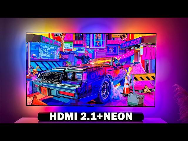 BEST Ambilight TV Backlight Kit | NEW FancyLEDs HDMI 2.1 Sync Box and Fancy Neon