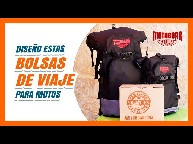  DISEÑO estas BOLSAS DE VIAJE para VIAJAR con tu MOTO MOTOBOAR