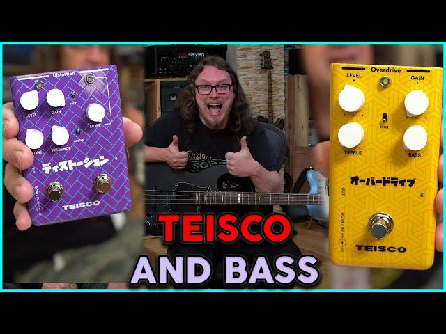 Teisco Distortion on Bass! YES! Ft. Glenn Fricker and Yamaha Bass #42GSThree