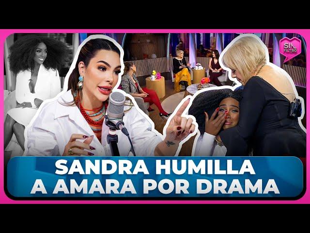 SANDRA BERROCAL HUMILLA A AMARA LA NEGRA POR DRAMA BARATO CON POBREZA