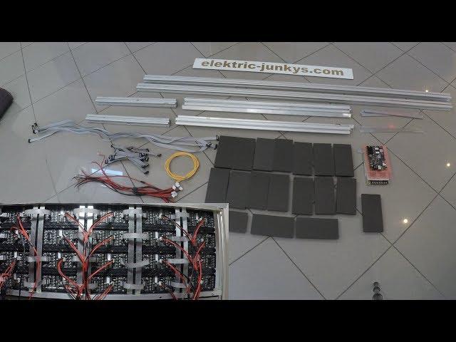 how to build a LED Display P3 | High Resolution Low Budget DIY with elektric-junkys