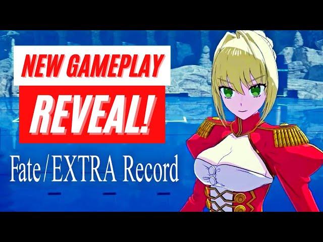 Fate/EXTRA Record New Combat Gameplay Trailer Reveal News Wadarco Exhibition