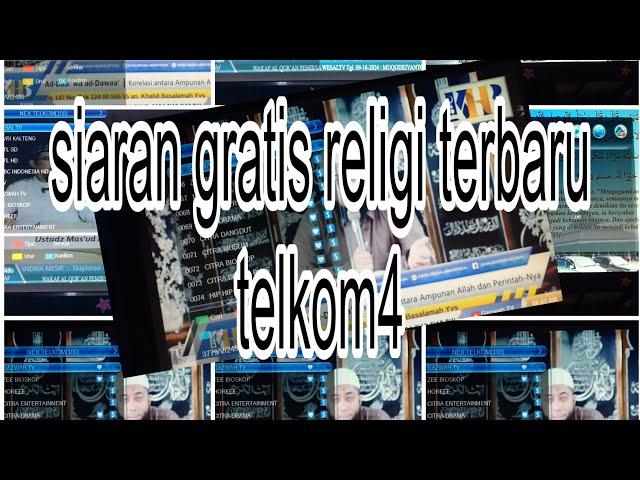 frekuensi siaran fta terbaru siaran religi telkom4