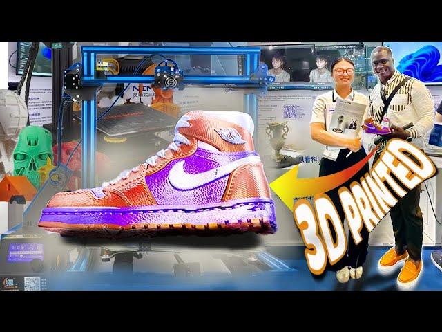 This 3D printers can print anything ( shoes , human ... )