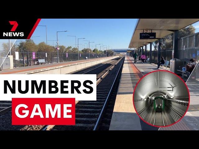 Cabinet kept in the dark over the true number of passengers set to use the Suburban Rail Loop| 7NEWS