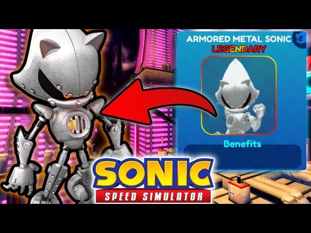 Unlocking ARMORED METAL SONIC in Sonic Speed Simulator! (New Update)