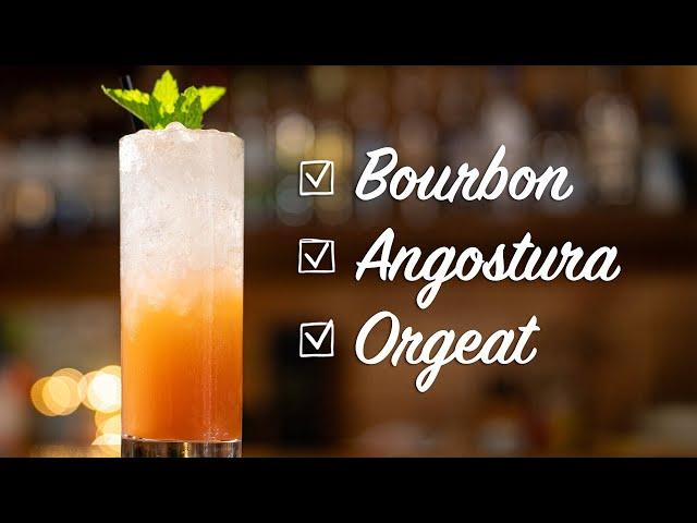 A Bourbon and Orgeat cocktail for summer!