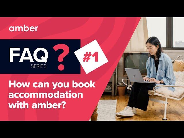 How can you book student accommodation with amber?