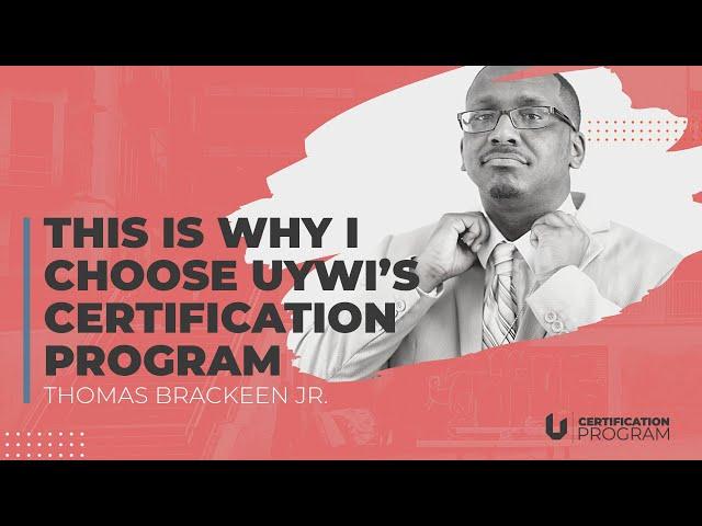 THE UYWI CERTIFICATION PROGRAM IN URBAN YOUTH MINISTRY: THOMAS BRACKEEN JR's TESTIMONY