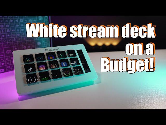 Mirabox stream dock slim : Stream deck on a budget!