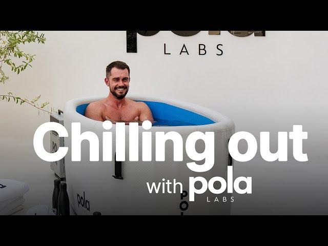 Daniel Leese braves 3 degree Ice Bath under pressure - Episode 01 Chilling Out With Pola Labs