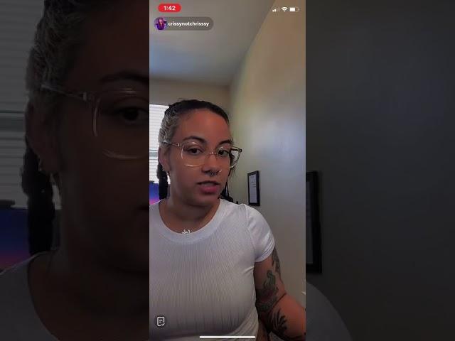 Crissy Finally Addresses Domo (Ex) Situation