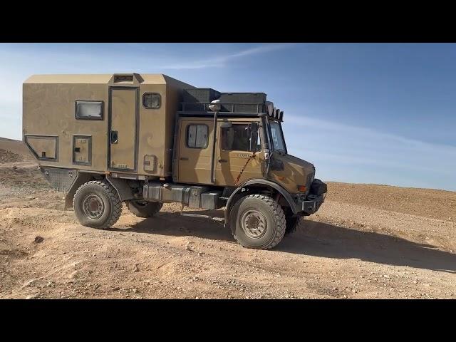 Off road - looking for a Bivouac - Unimog   4K