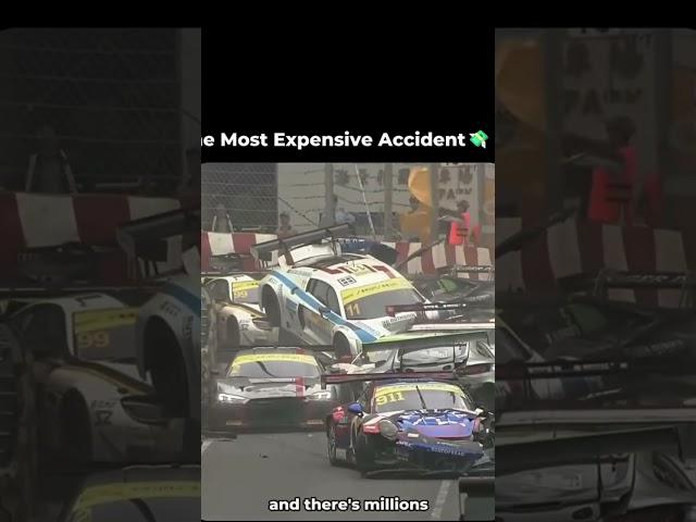 Most expensive crash in the history of motersports #motorsport #sportscar #automobile #f1