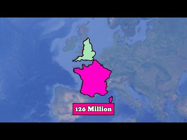 What if England and France Was A Single independent Country | Country Comparison | Data Duck 3.o