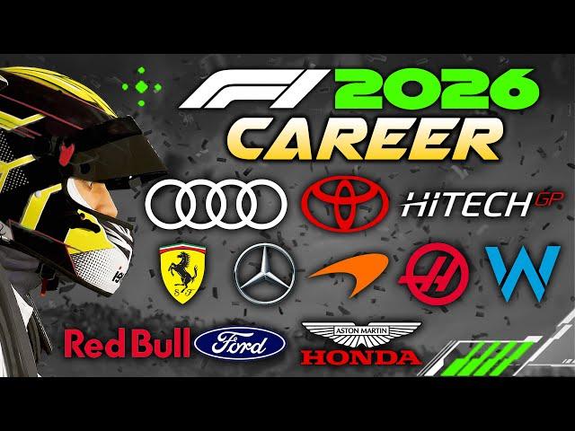 The 2026 F1 Season is HERE in F1 24 Career Mode! 3 NEW Teams!