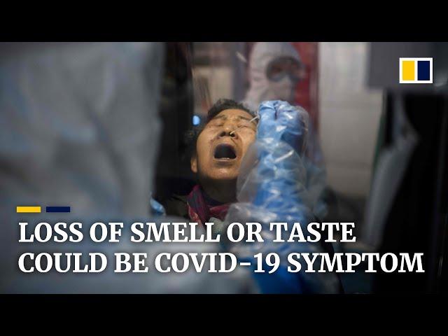 Coronavirus: loss of sense of smell or taste could be a symptom of Covid-19