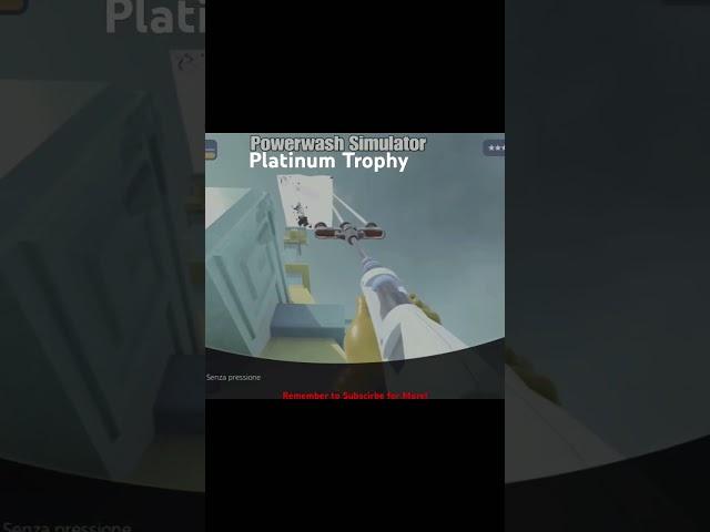 Powerwash Simulator Platinum Trophy Clip #platinumtrophyhunter