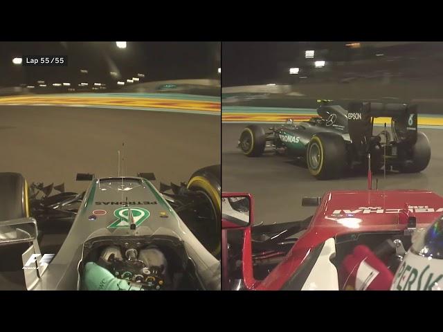 Rosberg's Intense Final Lap and Celebrations | 2016 Abu Dhabi Grand Prix