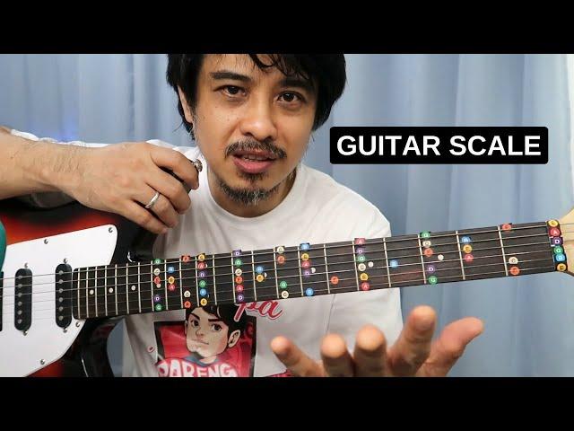 Major scales on guitar & its relation to minor scale - Comprehensive lessons guitar theory beginners