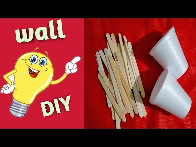 DIY popsicle wall craft | Amazing idea | Multi Creation