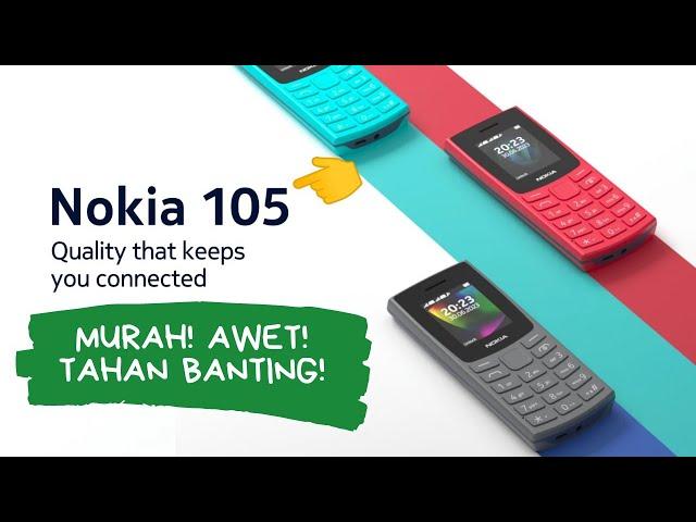 Harga Dan Spesifikasi Nokia 105 (2023) & Nokia 105 4G (2023), Ponsel Tanpa Kamera!