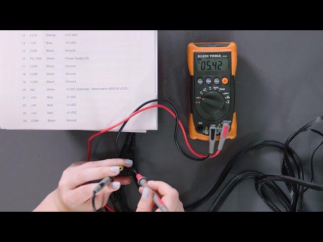 How to Manually Test a Power Supply With a Multimeter