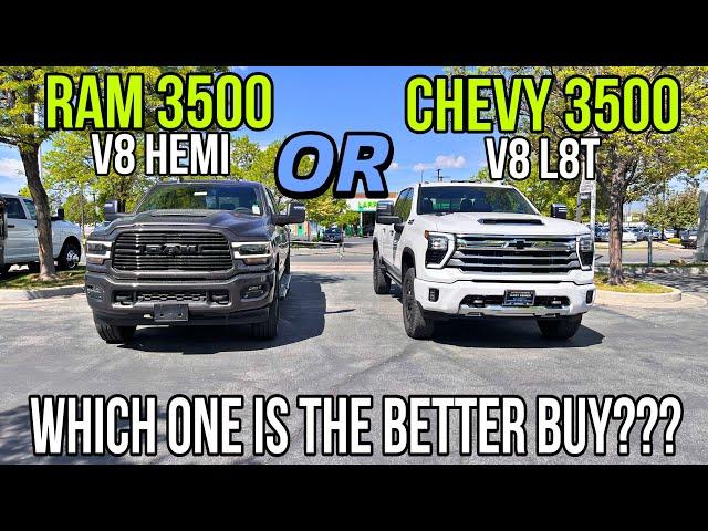 2024 Chevy Silverado 3500 L8T Gas V8 VS RAM 3500 HEMI V8: Has RAM HD's Fallen Completely Behind???