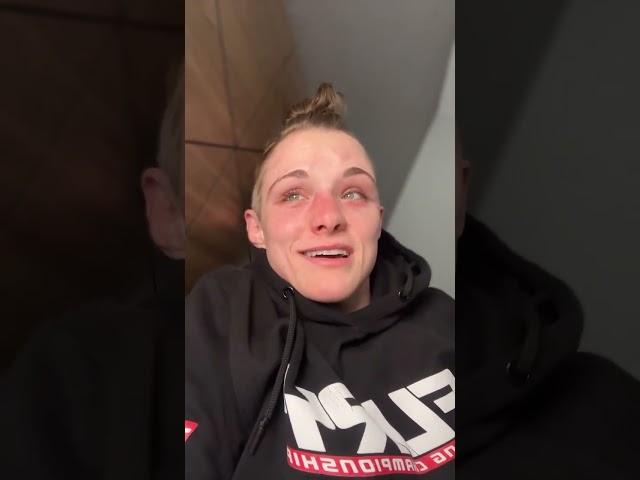 Wendy Anundson - Post-Fight Reaction | Fury FC 85 - /r/WMMA