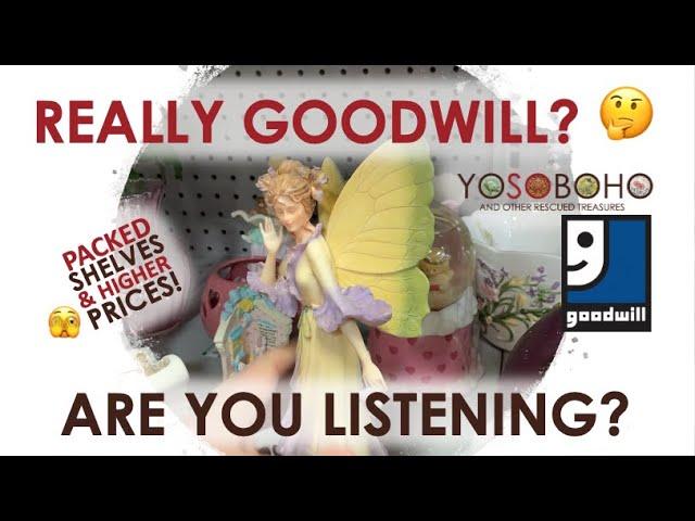 Seriously Goodwill?!  I don't think you're listening! COME THRIFT GOODWILL WITH US for Resale! 