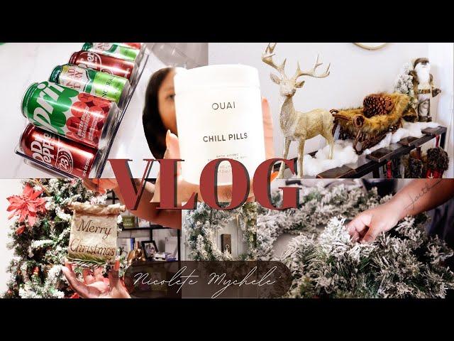 WEEKLY VLOG: (Christmas Decor + Mini Sephora Haul + Charley's + Mini Restock)