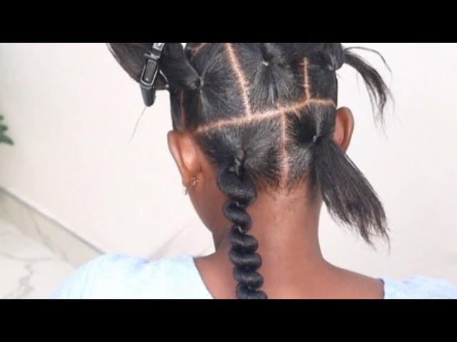 Unique - Simple Girl Hairstyle You Should Try Using Braid extension/Not The Regular