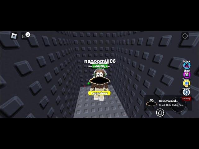 Blackhole Baby Pou | Find the Baby Pous | Roblox