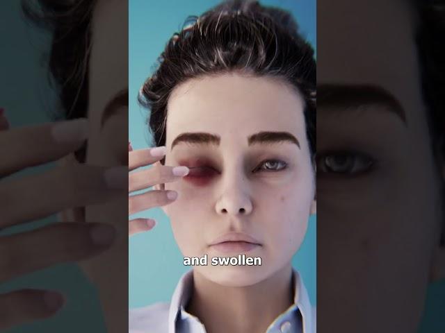 Bees In A Woman’s Eye 